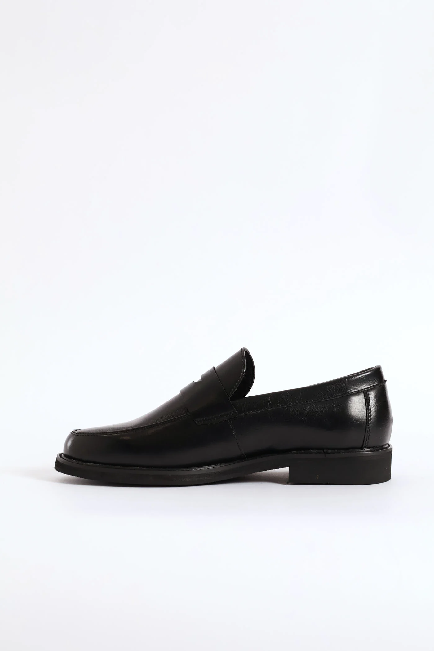 Cutout On Upper Band Slip On Formal Shoe - Black - Image 3