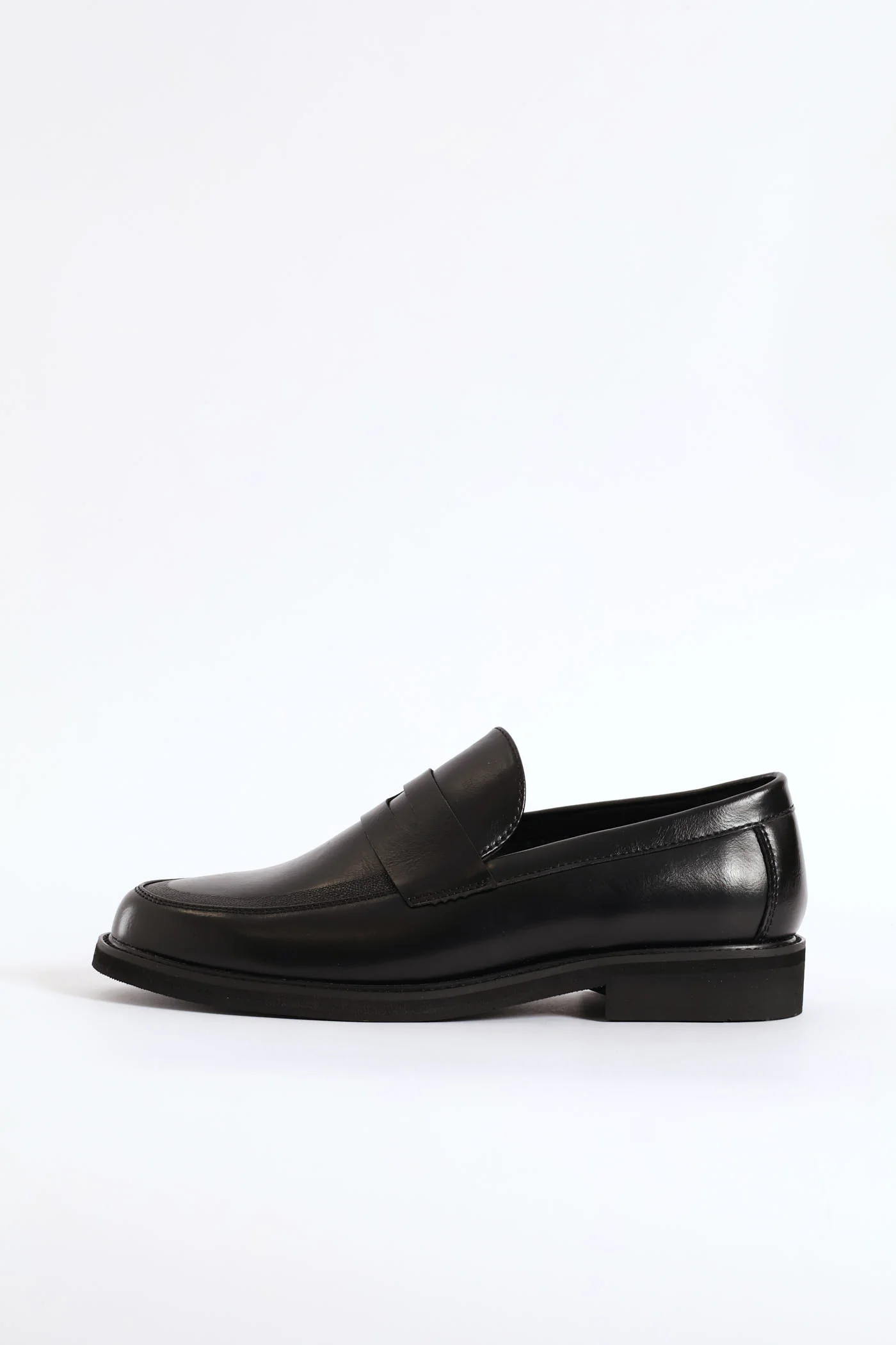 Cutout On Upper Band Slip On Formal Shoe - Black - Image 4