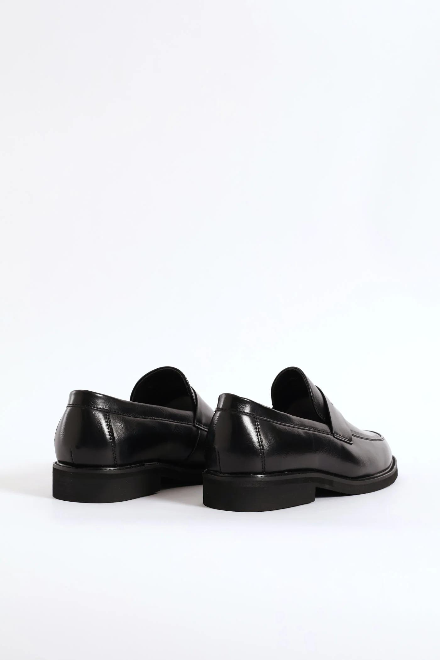 Cutout On Upper Band Slip On Formal Shoe - Black - Image 5