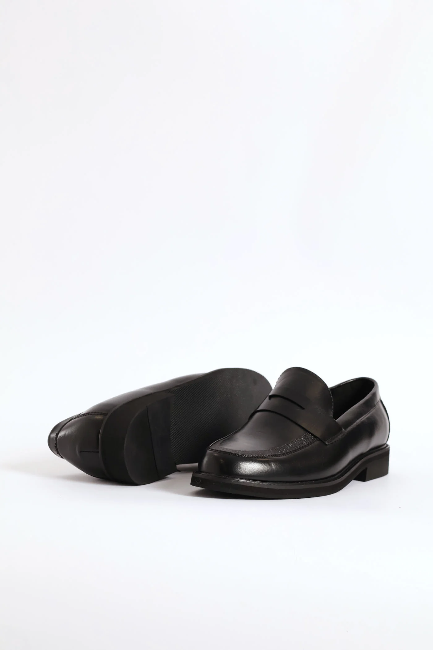 Cutout On Upper Band Slip On Formal Shoe - Black - Image 6