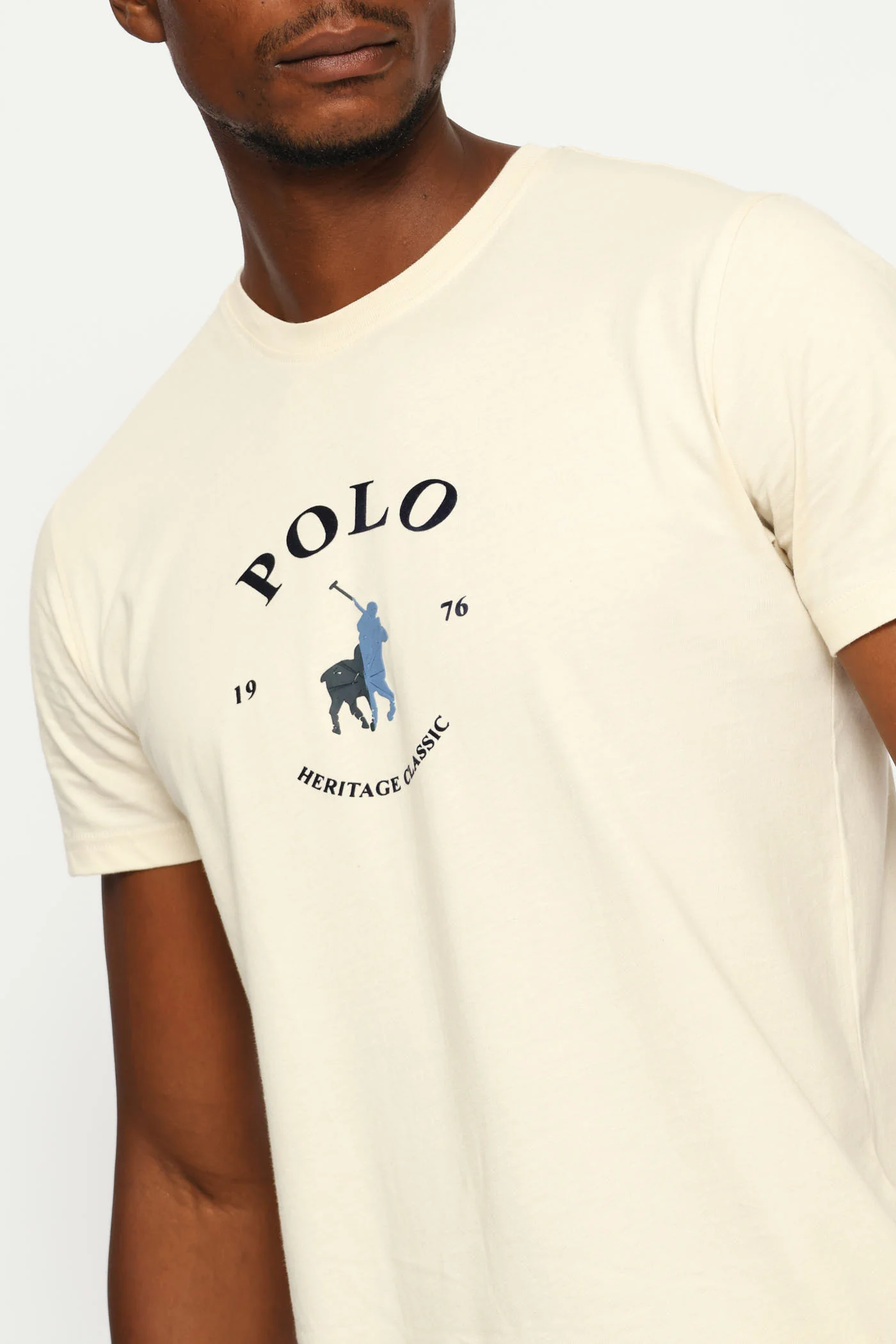 Cyrus Logo Tee - Off White - Image 2