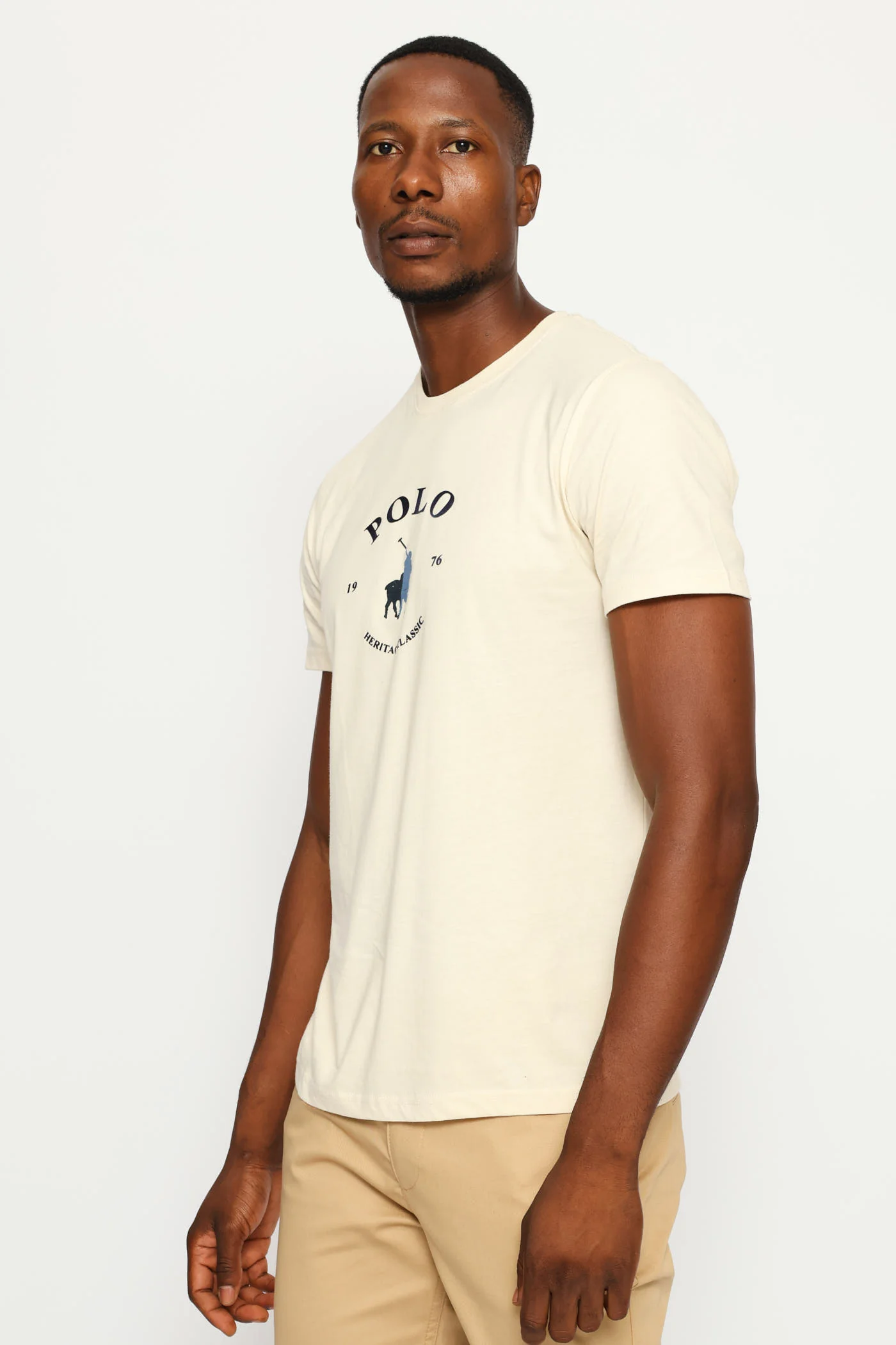 Cyrus Logo Tee - Off White - Image 3