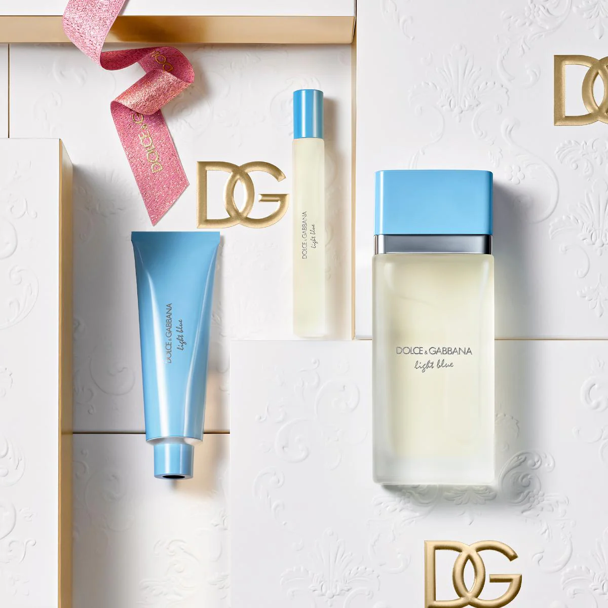 Light Blue Eau De Toilette Trio Gift Set - Image 2