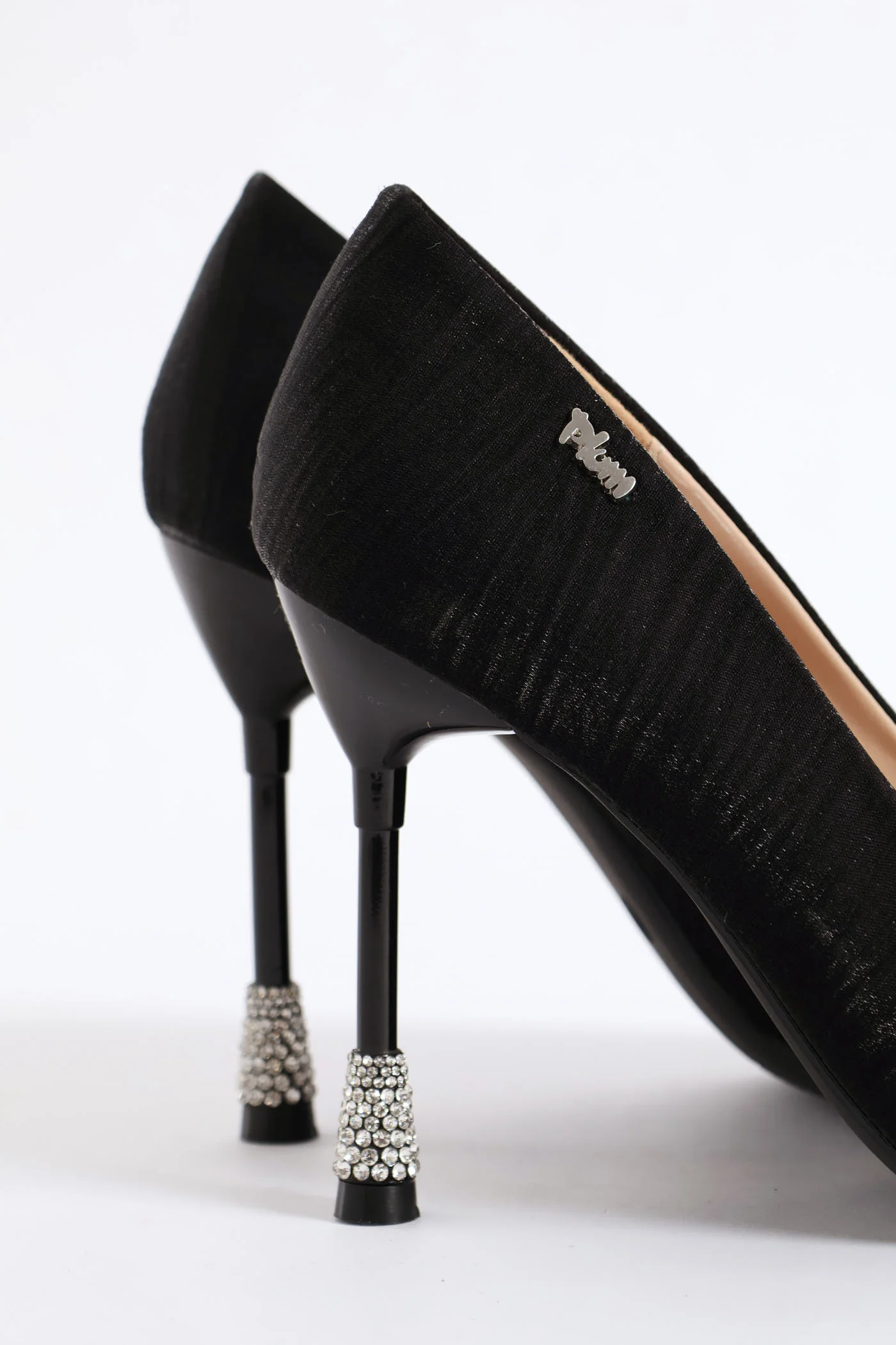 Daimond Detail Heel - Black - Image 2
