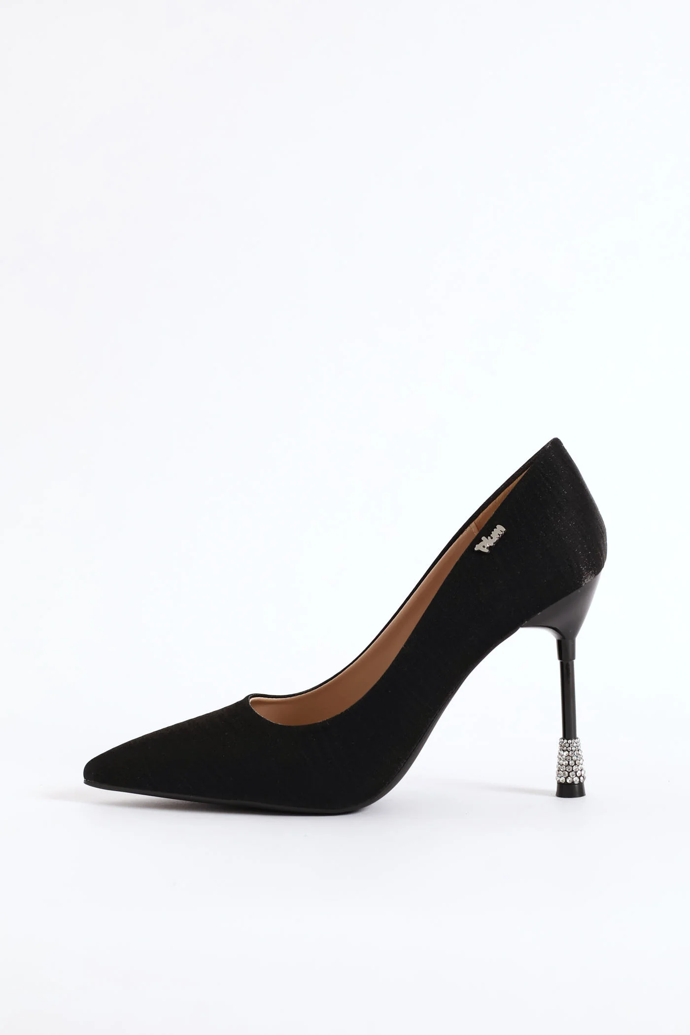 Daimond Detail Heel - Black - Image 4