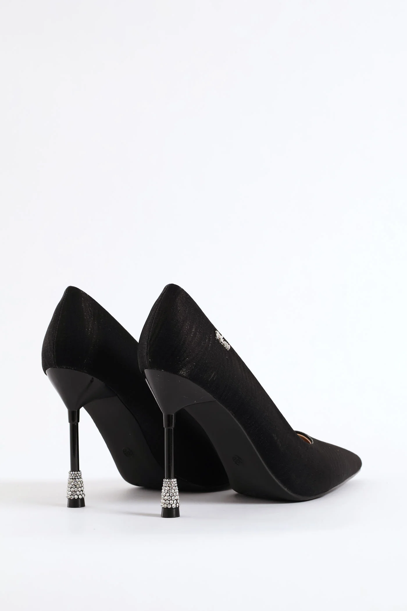 Daimond Detail Heel - Black - Image 6