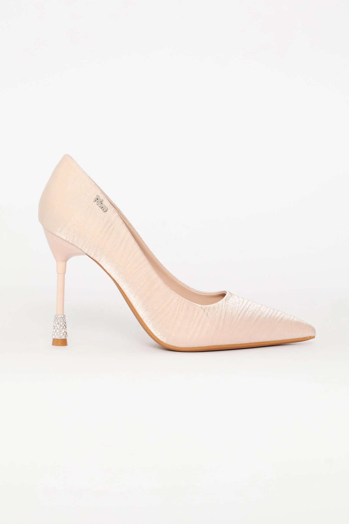 Daimond Detail Heel - Nude - Image 4