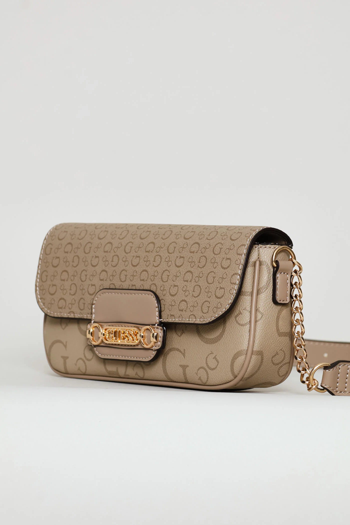 Daisee Flap Crossbody Bag - Taupe - Image 3