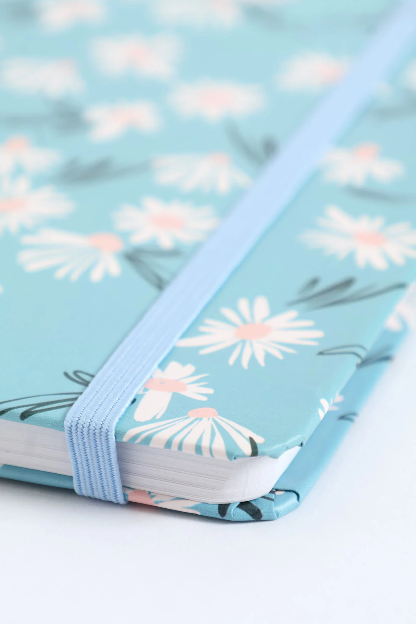 Daisy Print 80 Page Notebook - Aqua - Image 2