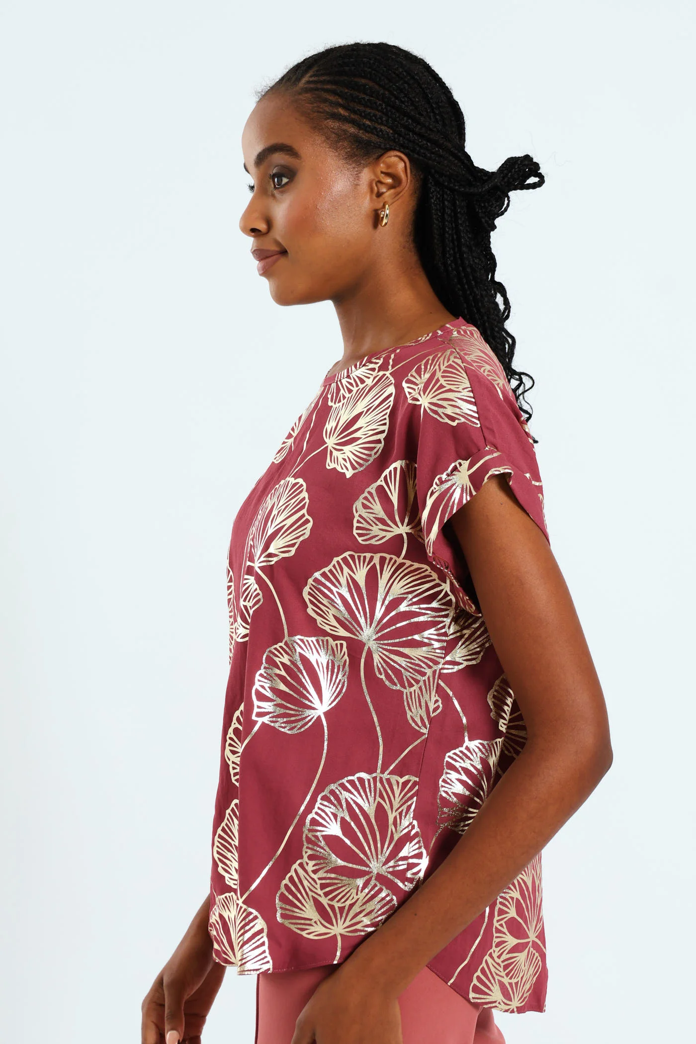 Dandelion Formal Tee - Deco Rose - Image 4