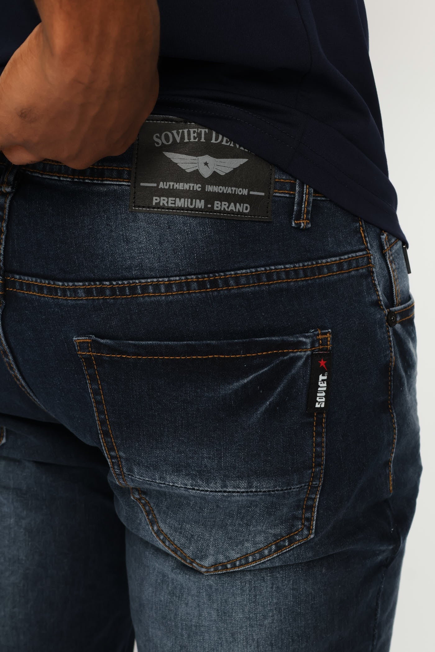 Darius Slim Denim - Dark Indigo - Image 6