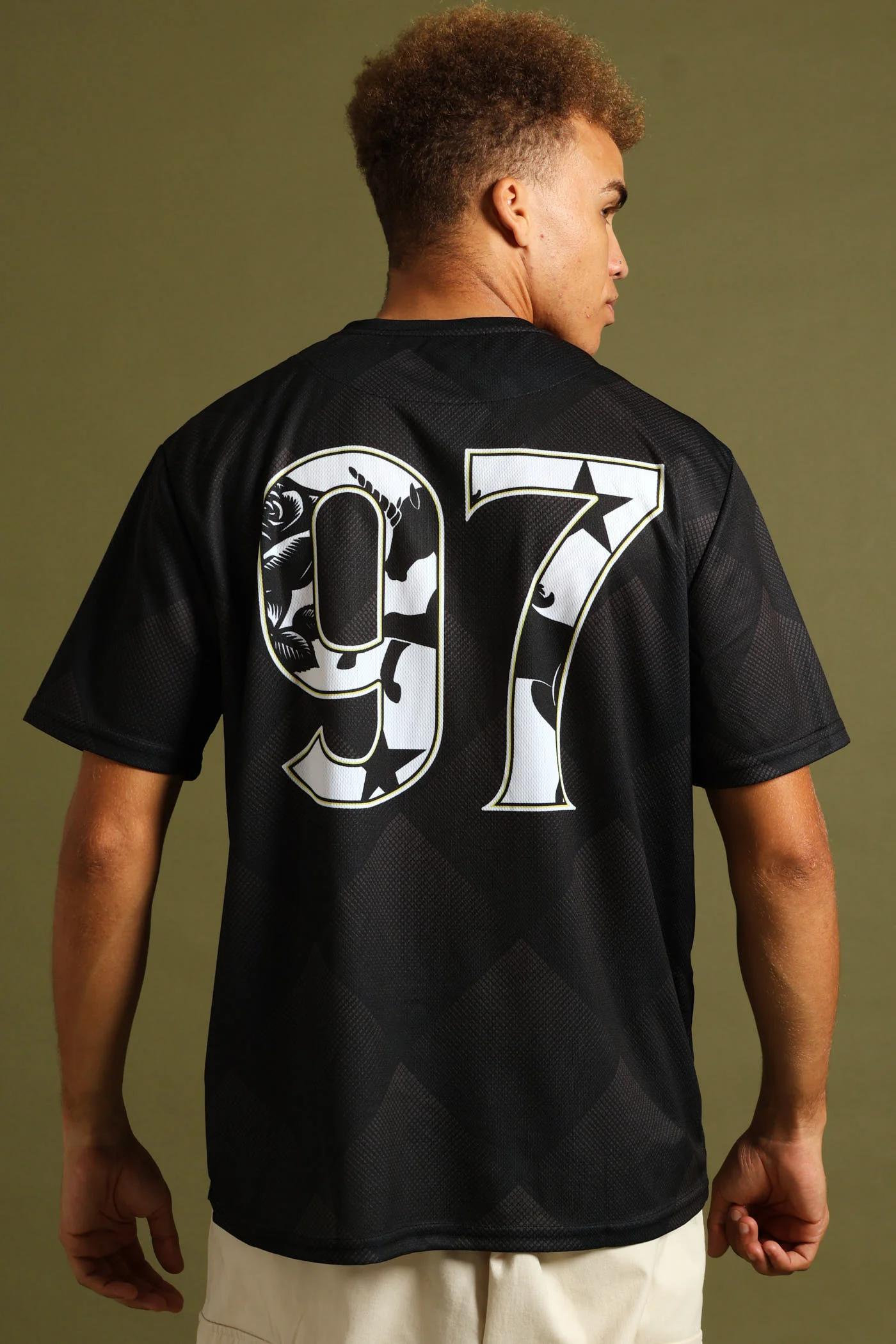 Dark Sport Jersey Tee - Black - Image 2