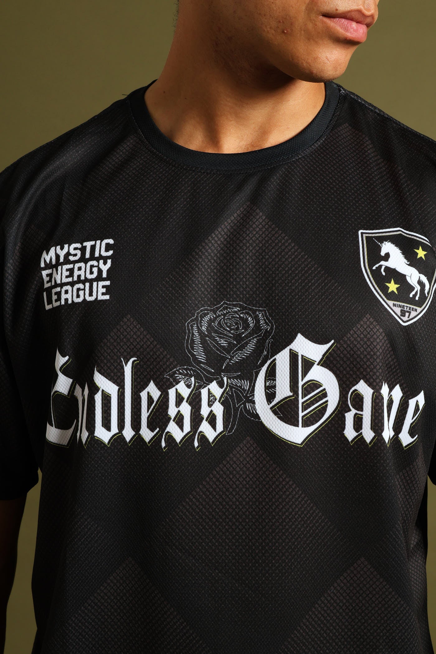 Dark Sport Jersey Tee - Black - Image 3