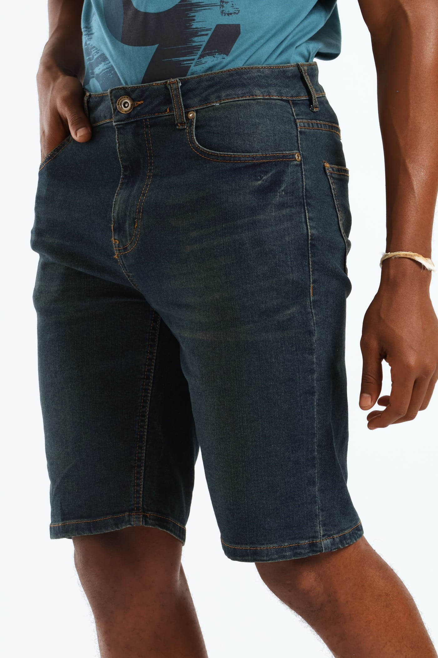 Dark Tint Denim Short - Dark Wash - Image 2