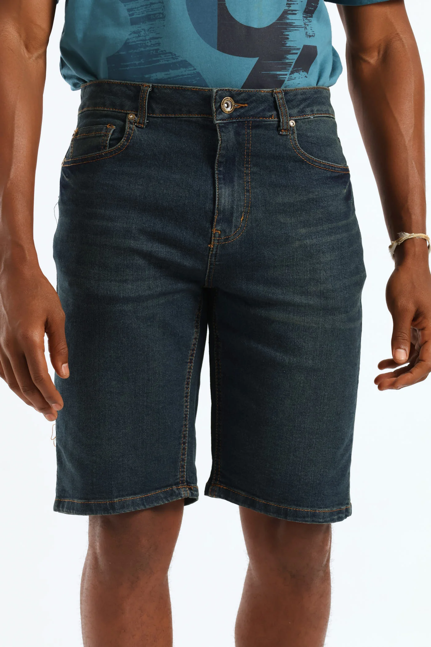 Dark Tint Denim Short - Dark Wash - Image 7