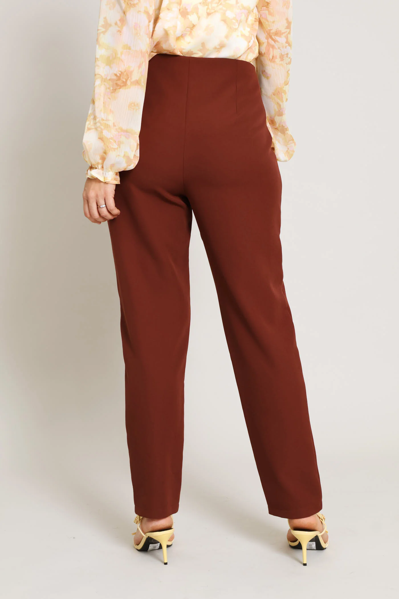 Darted Slim Leg Pant - Copper - Image 5