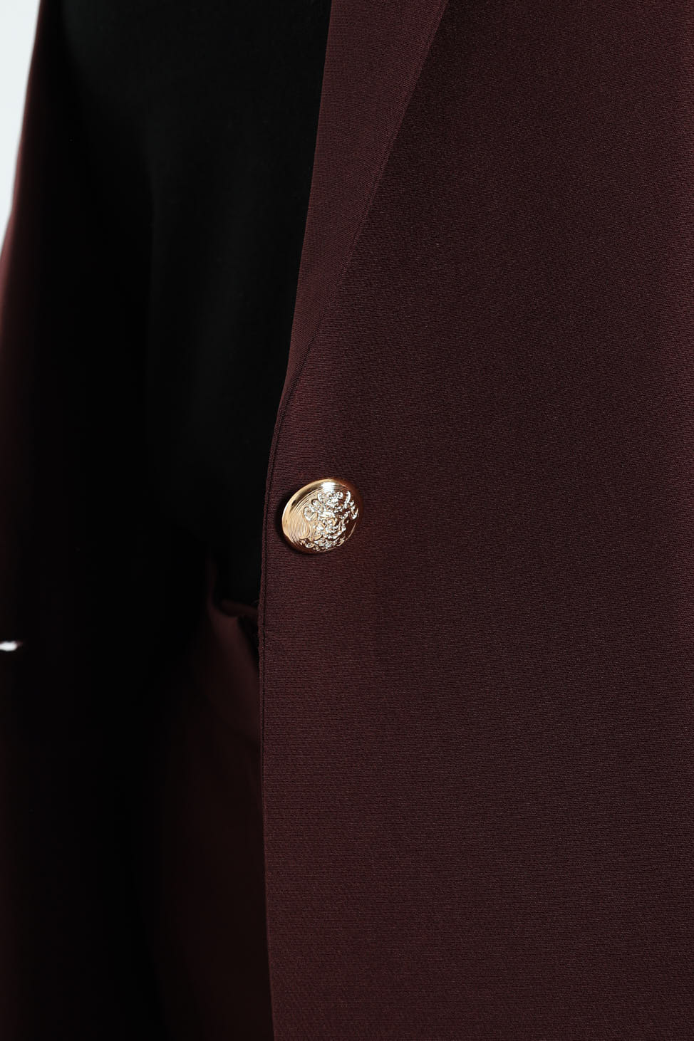 Darted Welt Pocket Blazer - Plum - Image 4
