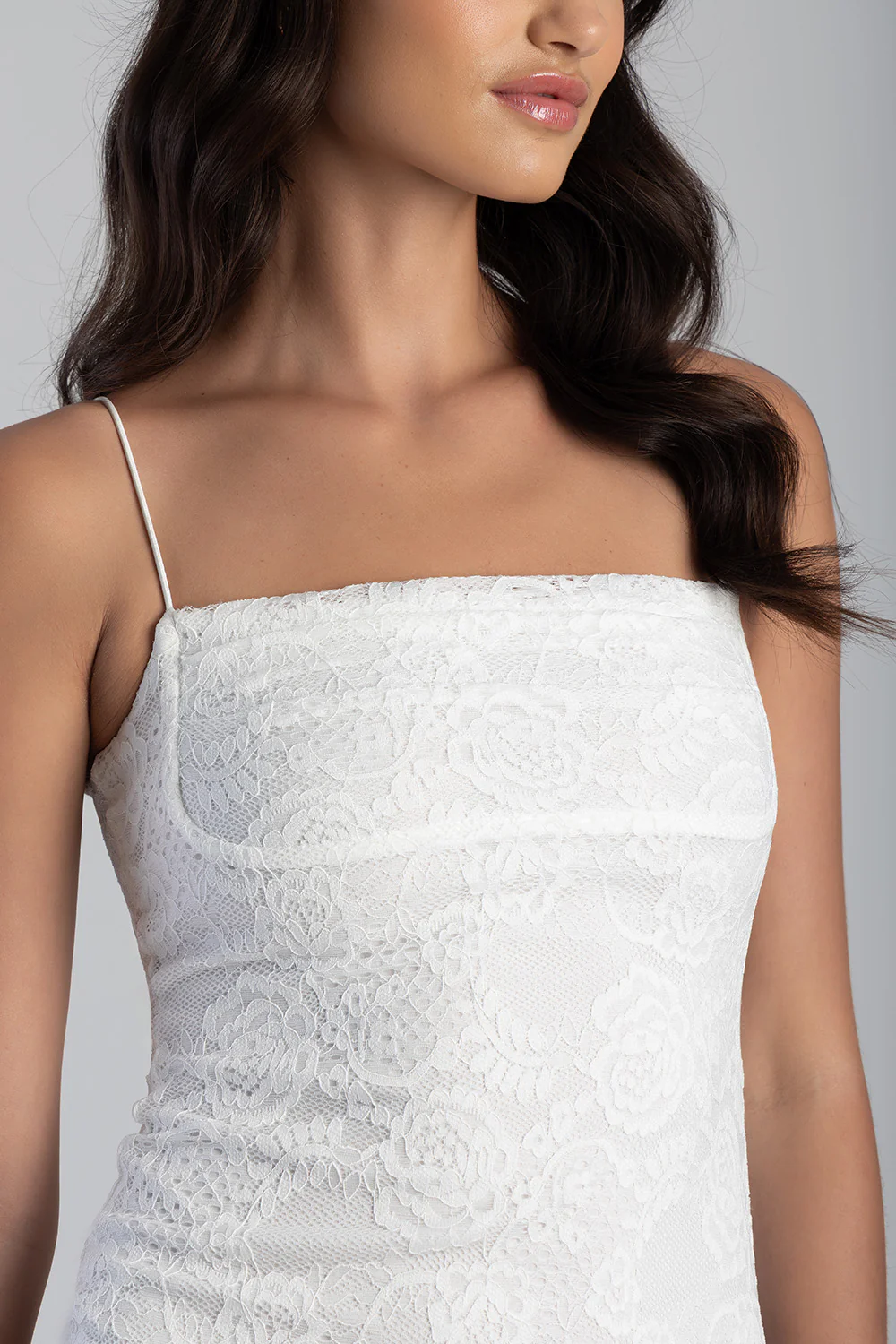Date Night Mini Dress - Off White - Image 2