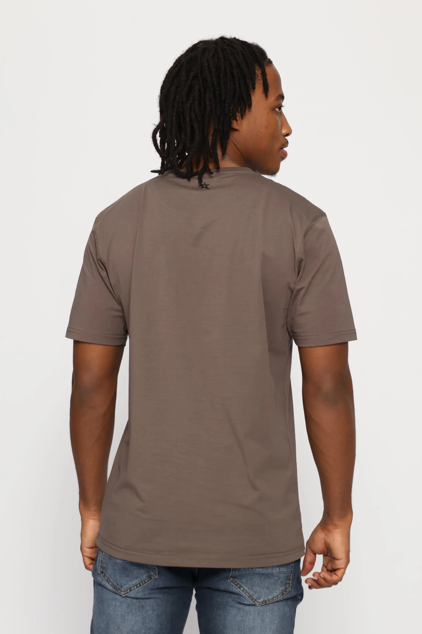Davis Tee - Charcoal - Image 3
