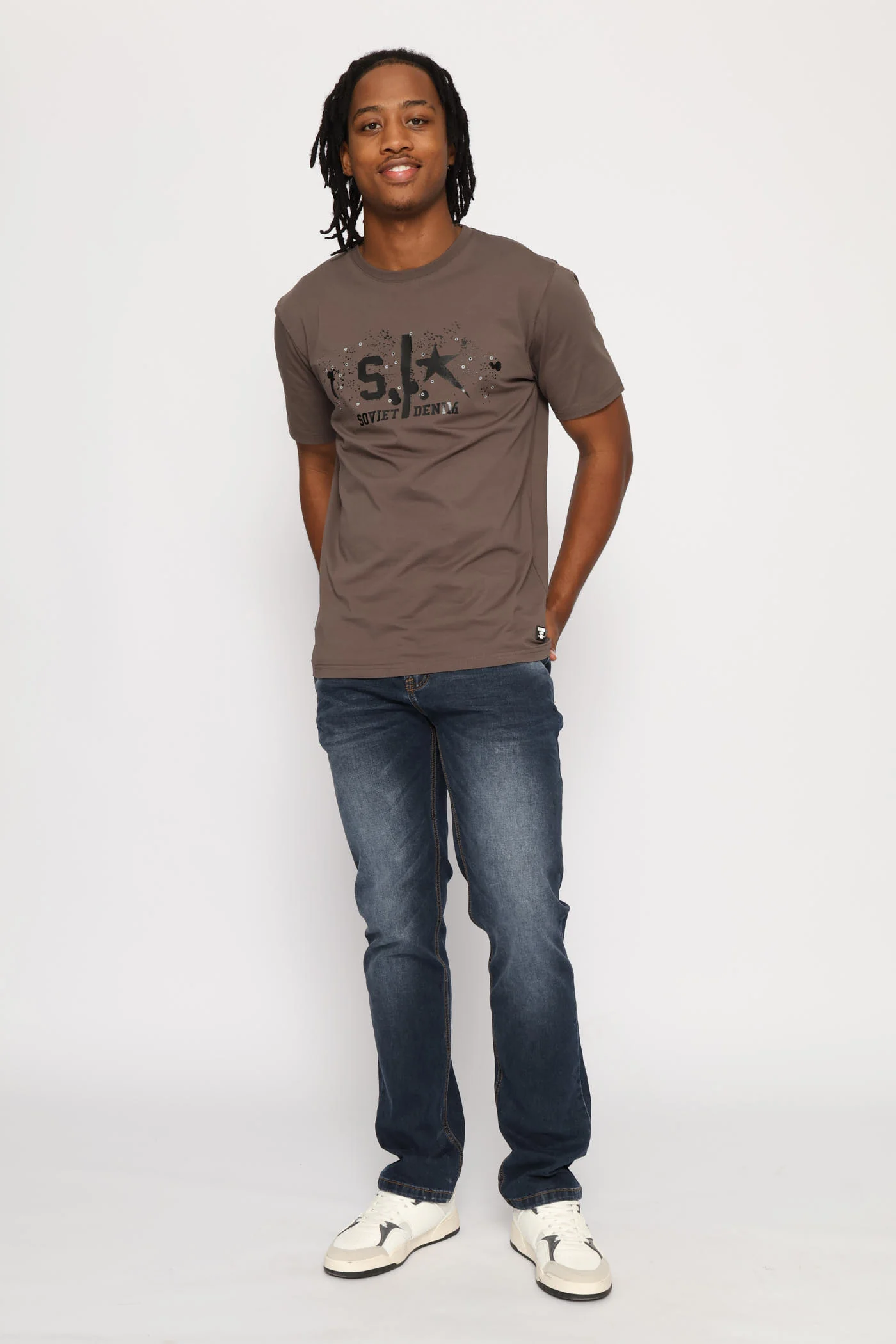 Davis Tee - Charcoal - Image 5