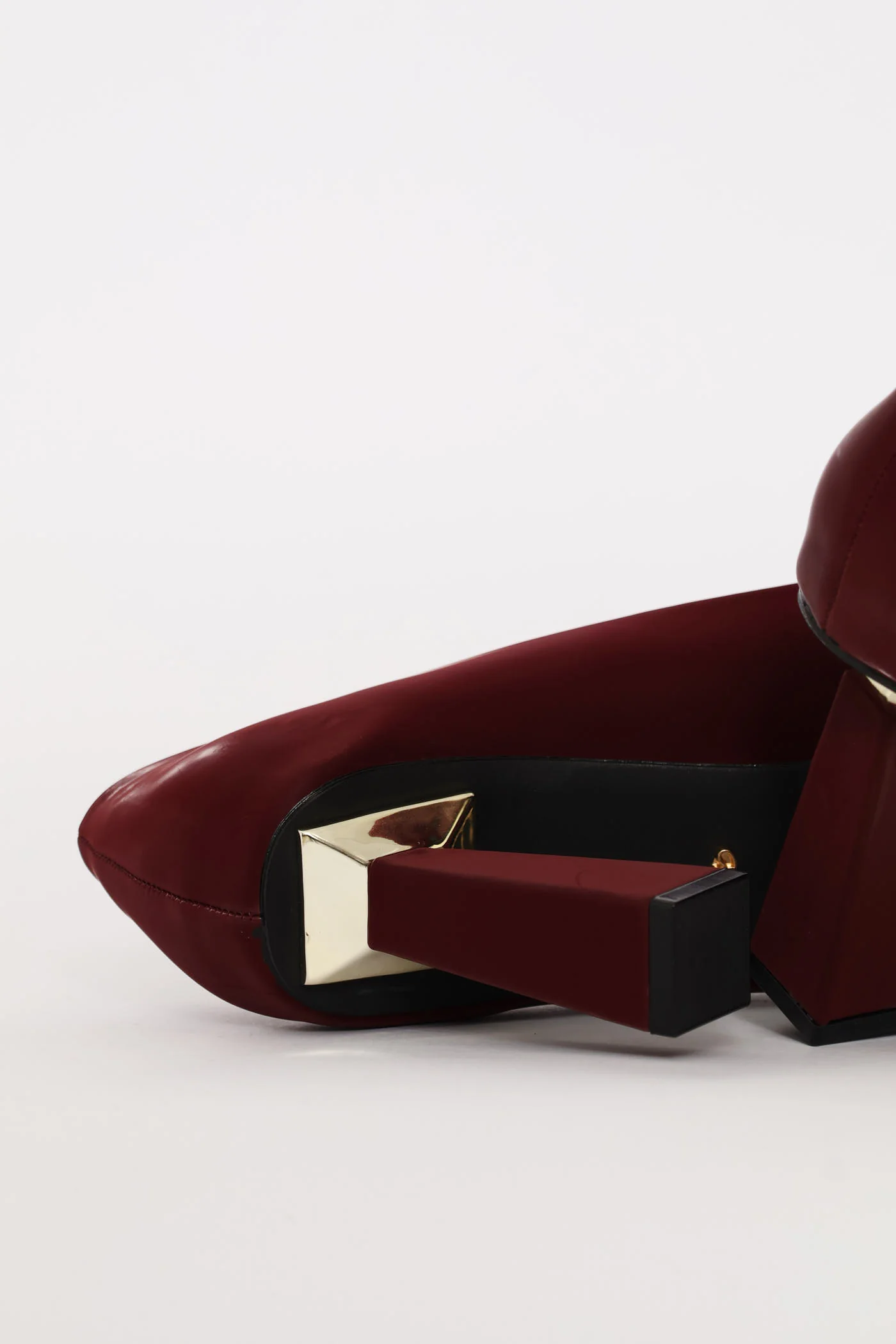 Dayla 1 Suede Heel - Wine - Image 3