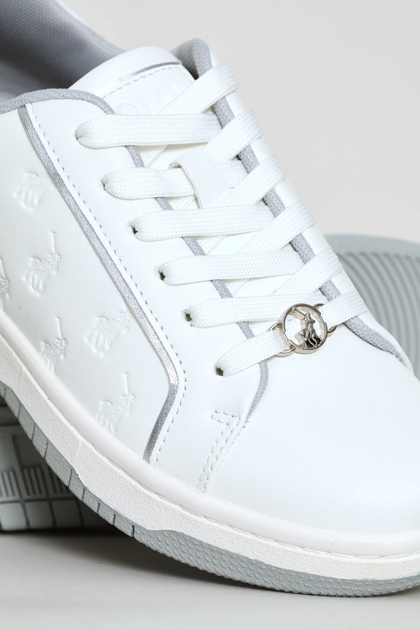 Deboss Monogram Sneaker - White - Image 2