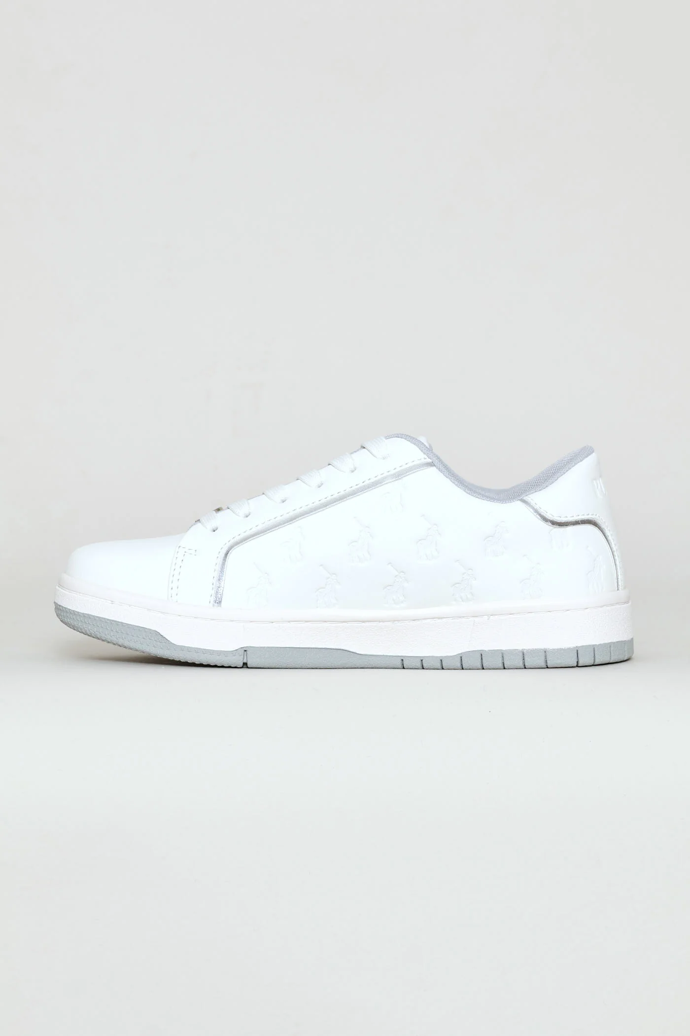 Deboss Monogram Sneaker - White - Image 4