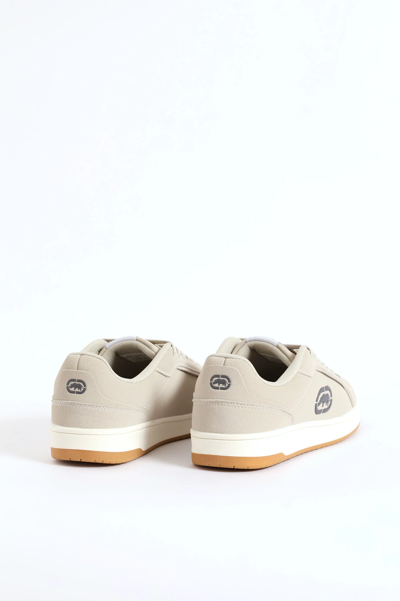 Debossed Logo Detail Lace Up Sneaker - Grey - Image 5