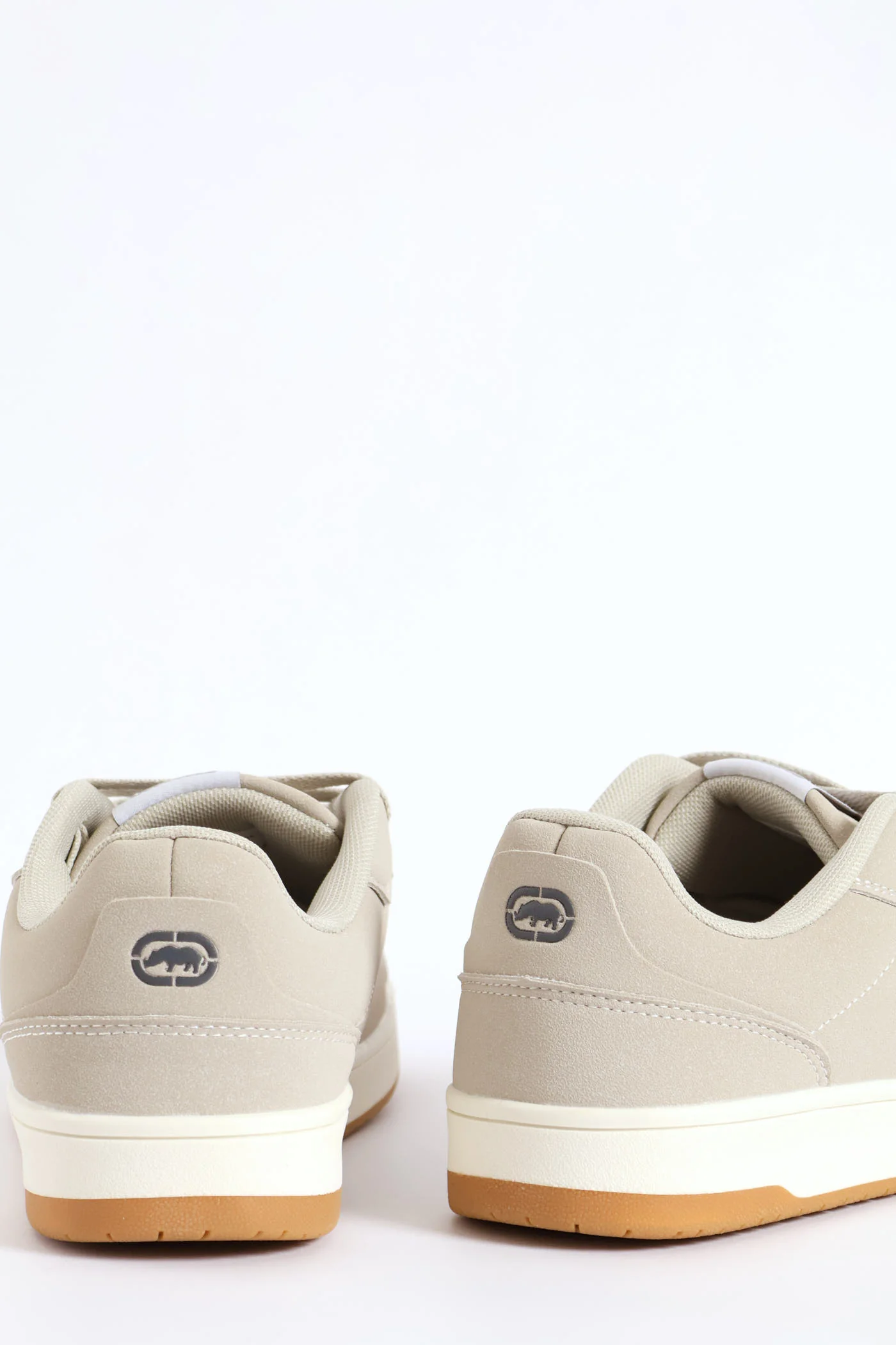 Debossed Logo Detail Lace Up Sneaker - Grey - Image 6