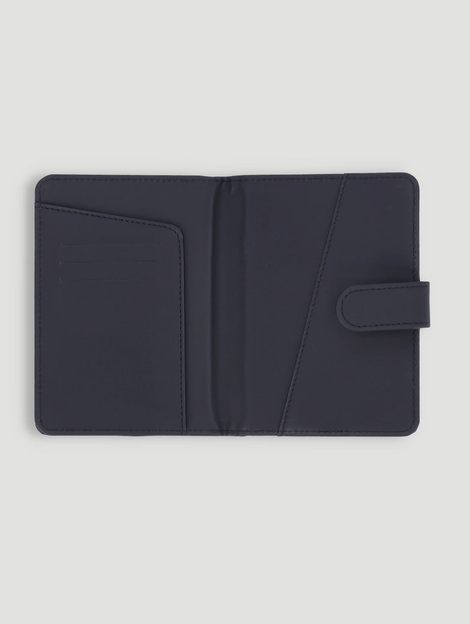 Debossed Passport & Luggage Tag - Black - Image 3