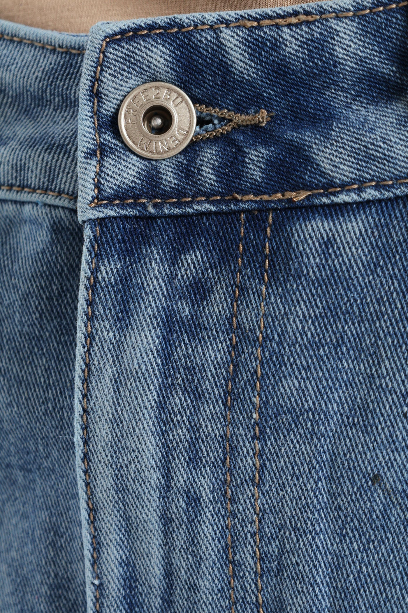 Denim Carpenter Skort - Mid Blue - Image 5