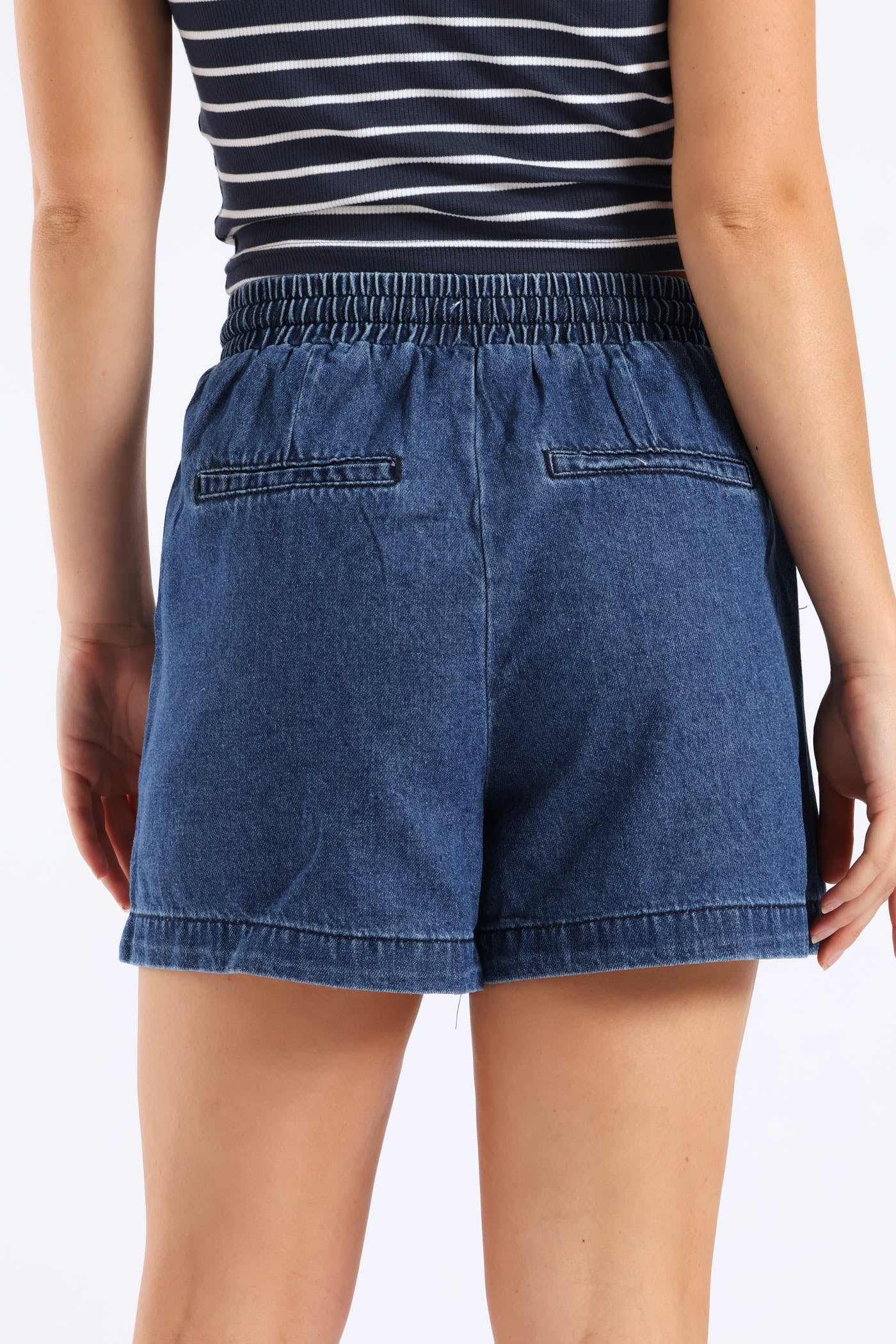 Denim Cheeky Short - Salty Dark Wash - Image 2