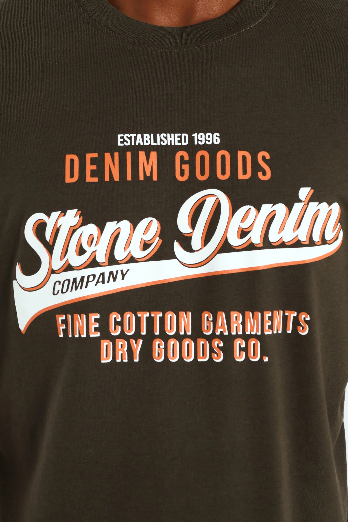 Denim Goods Icon Tee - Fatigue - Image 2