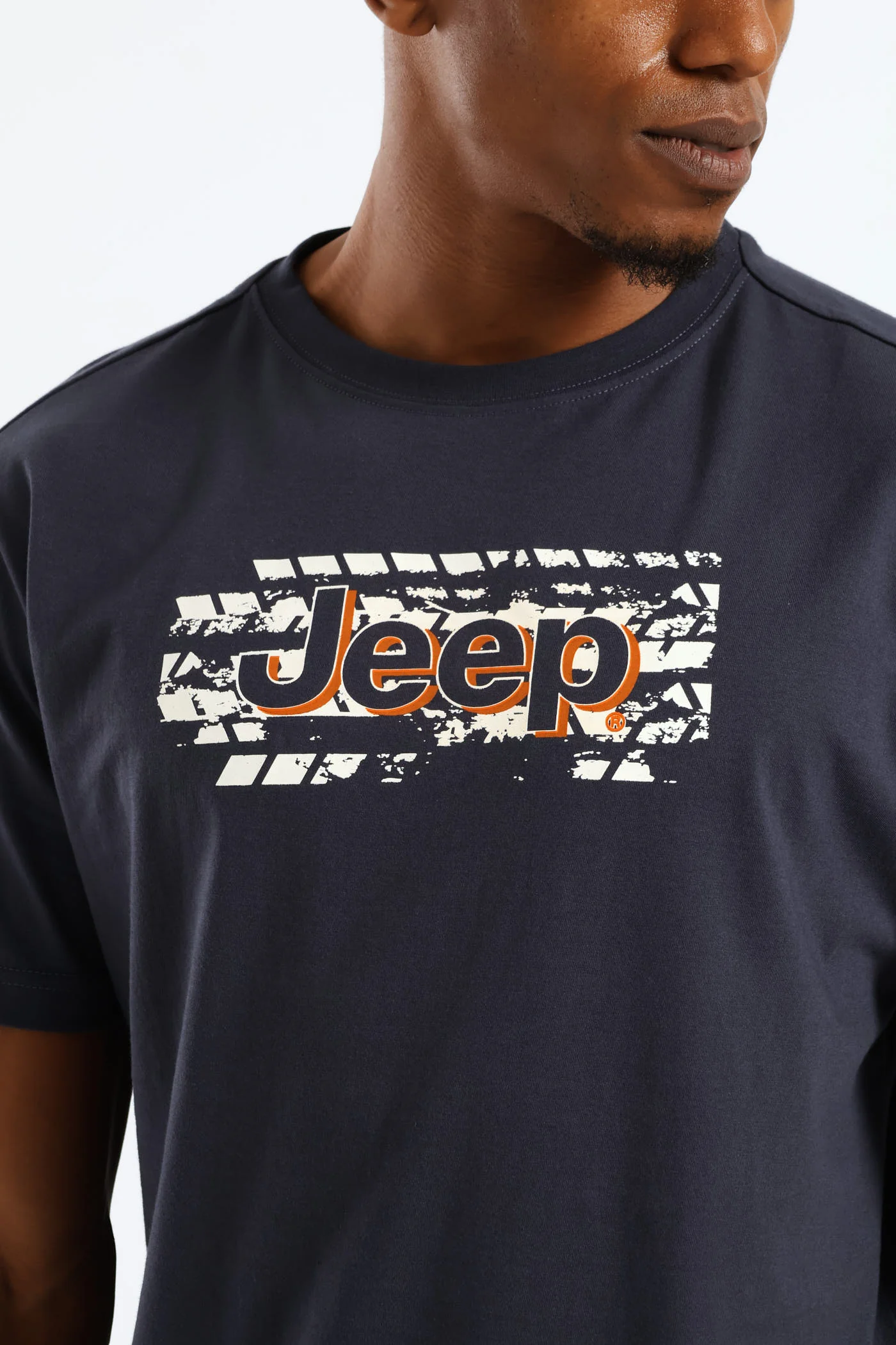 Detail Background Graphic Tee - Navy - Image 4