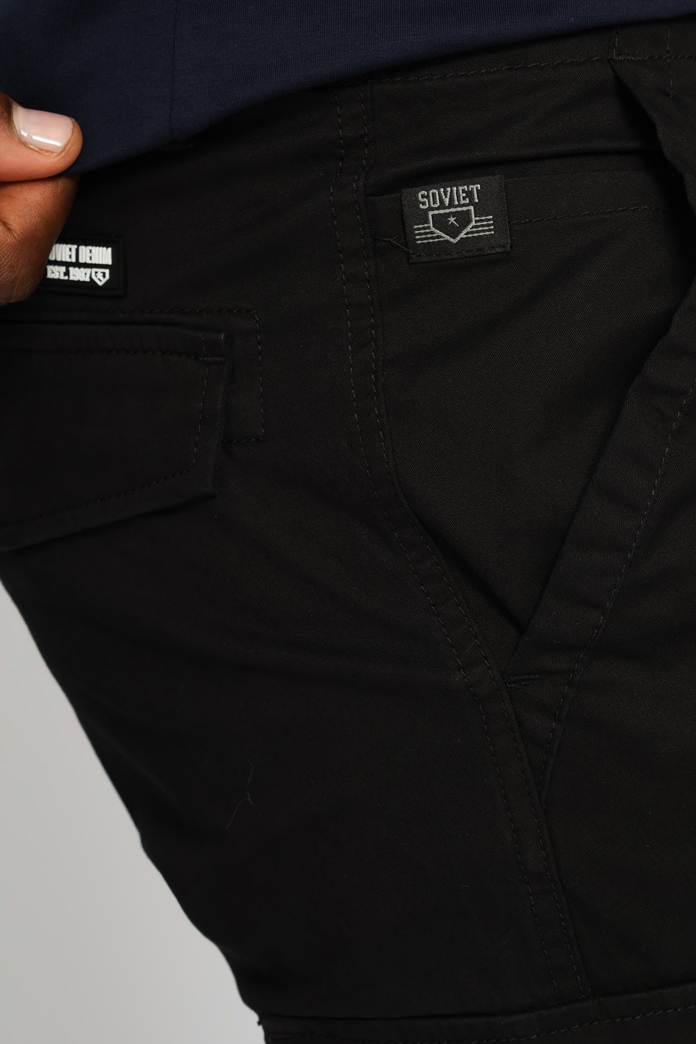 Devin Cargo Pant - Black - Image 6