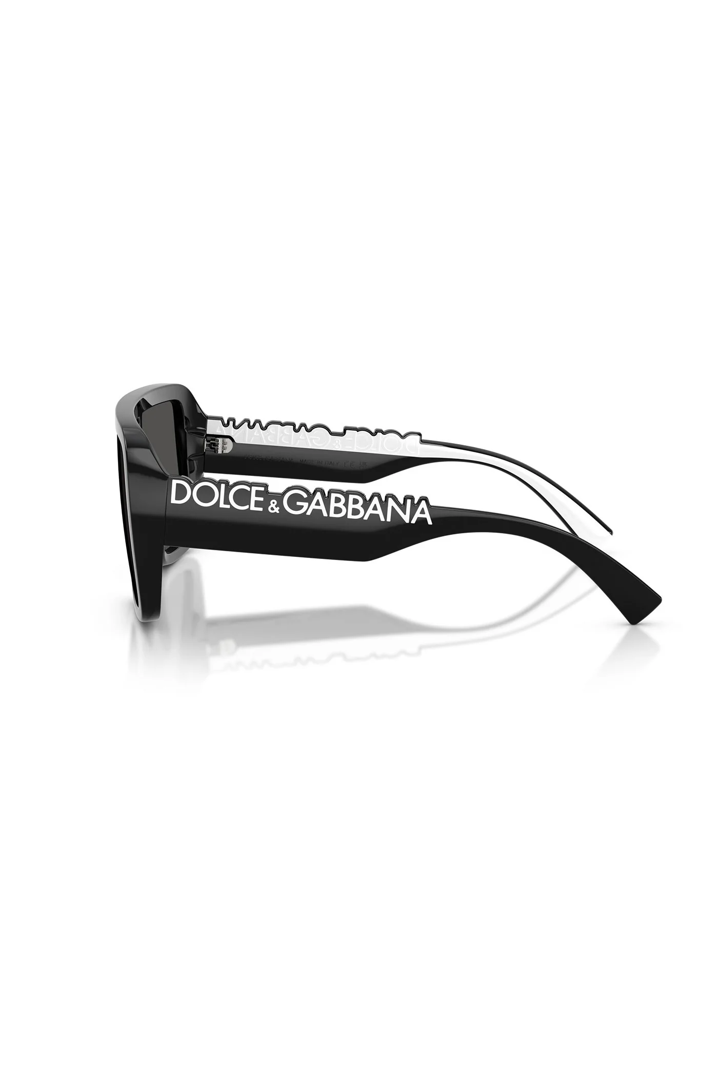 Large Shield Frame Sport Sunglasses - Black - Image 2