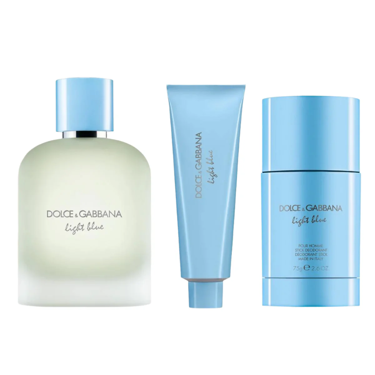 Light Blue Pour Homme Eau de Toilette - 100ML Gift Set - Image 2