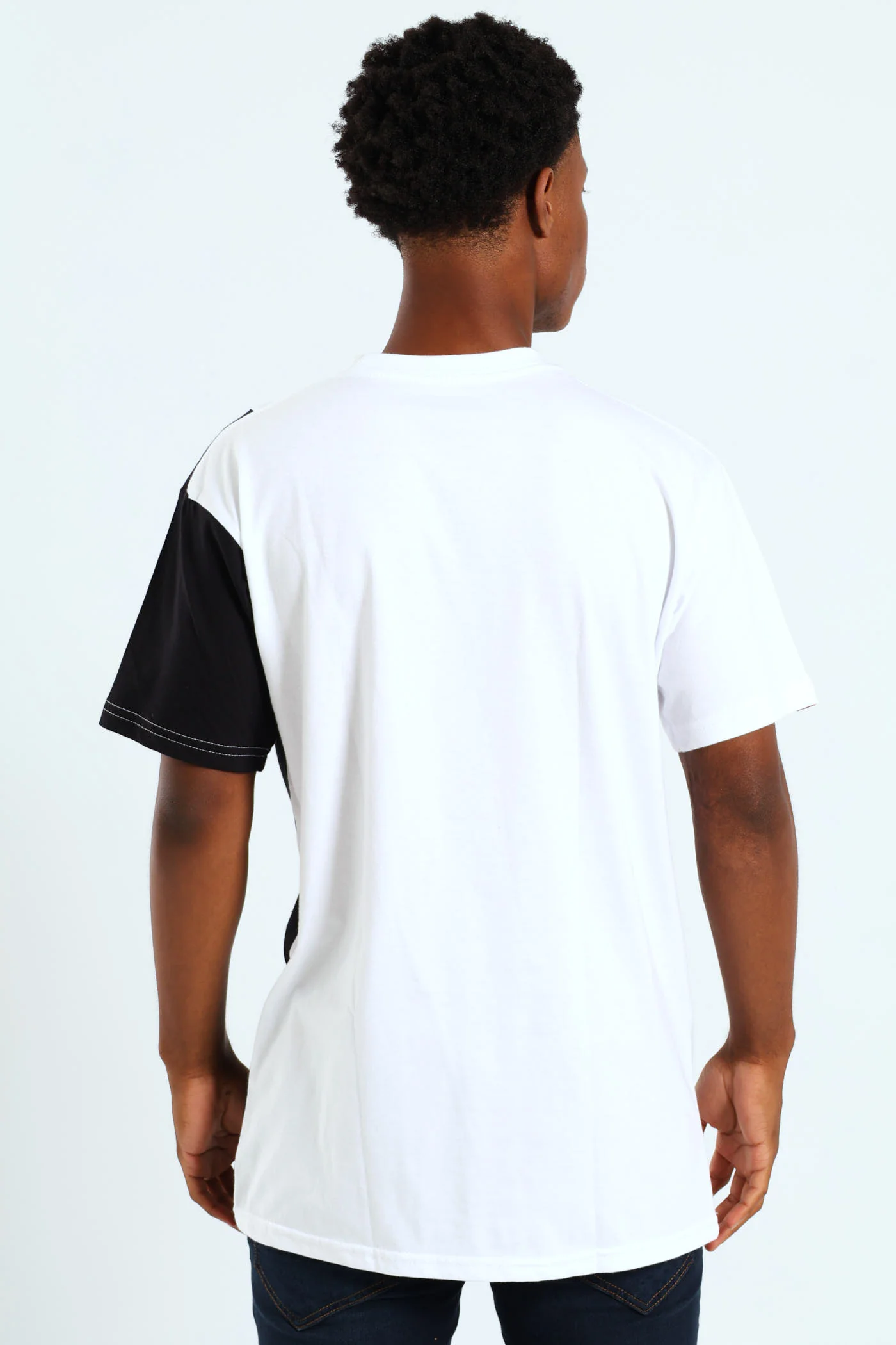 Diagonal Script Tee - White - Image 3