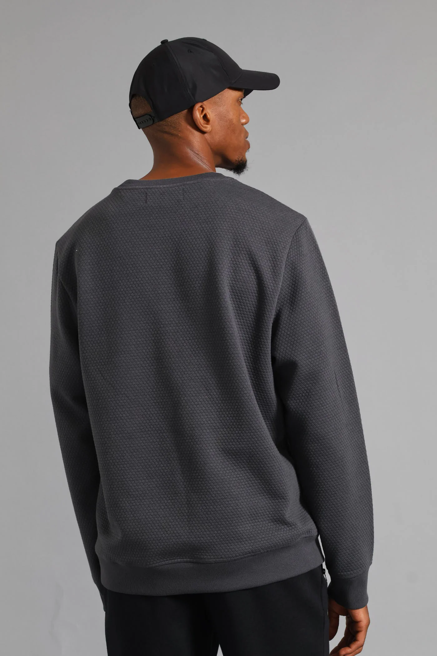 Diamond Surf Int Crew Top - Charcoal - Image 5