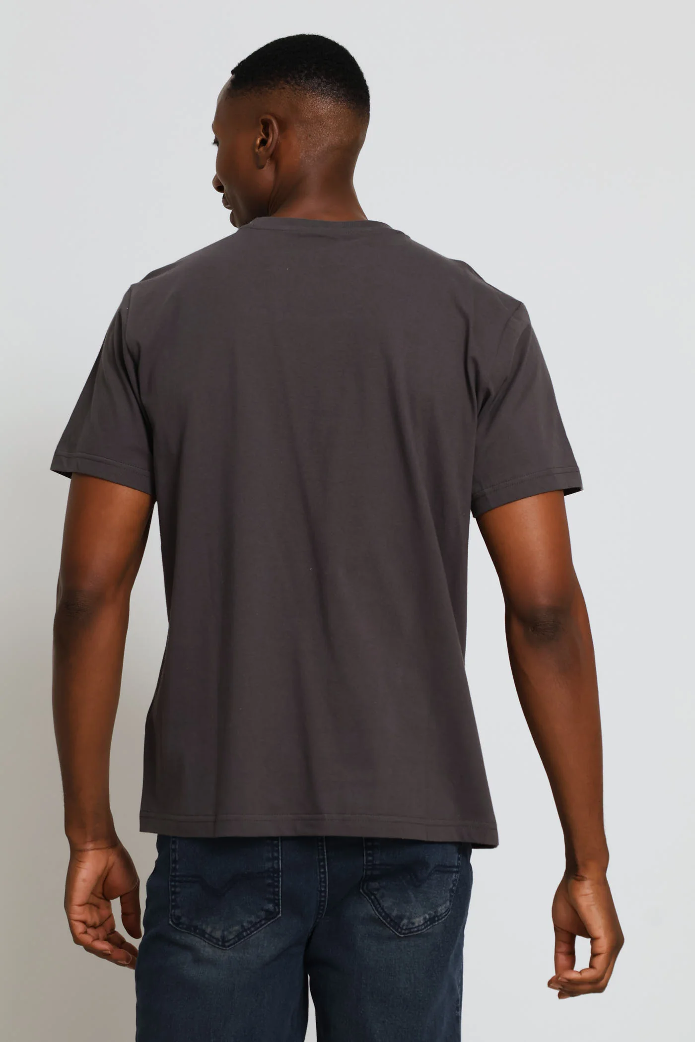 Diamond Tee - Charcoal - Image 4