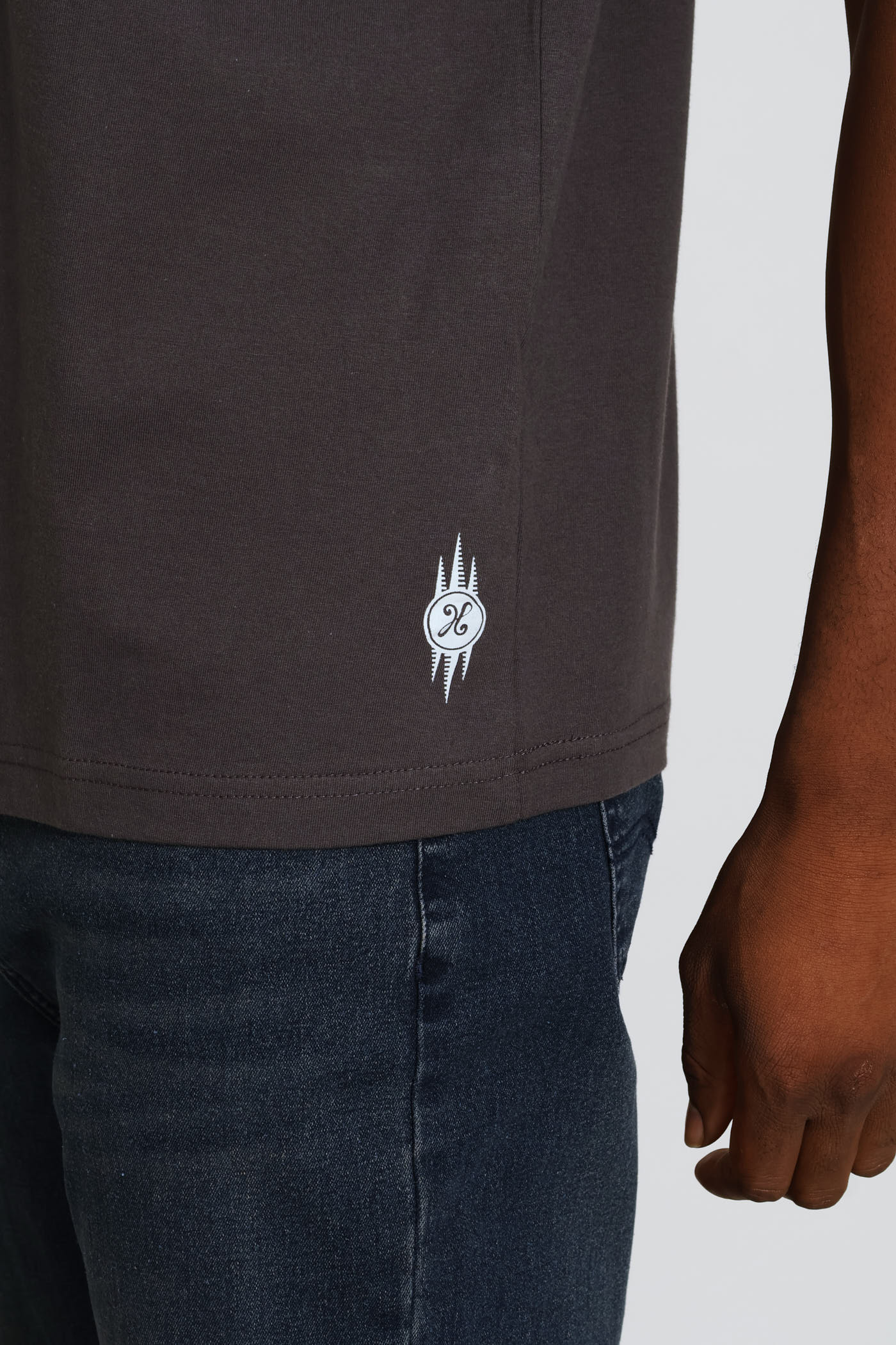 Diamond Tee - Charcoal - Image 5