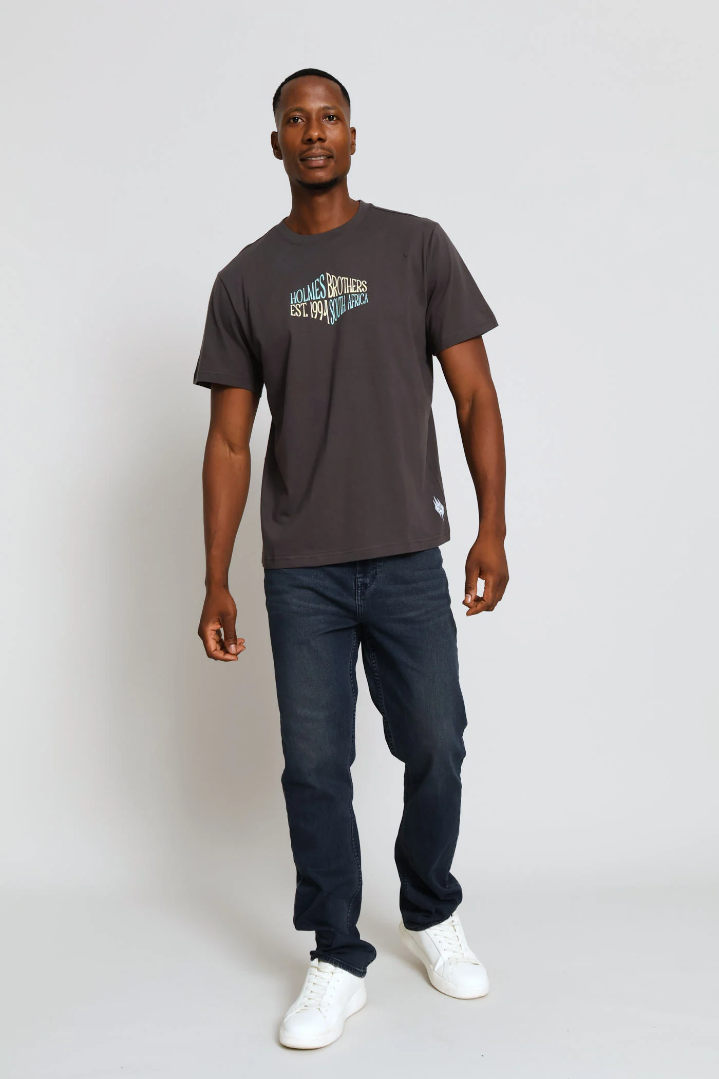 Diamond Tee - Charcoal - Image 6