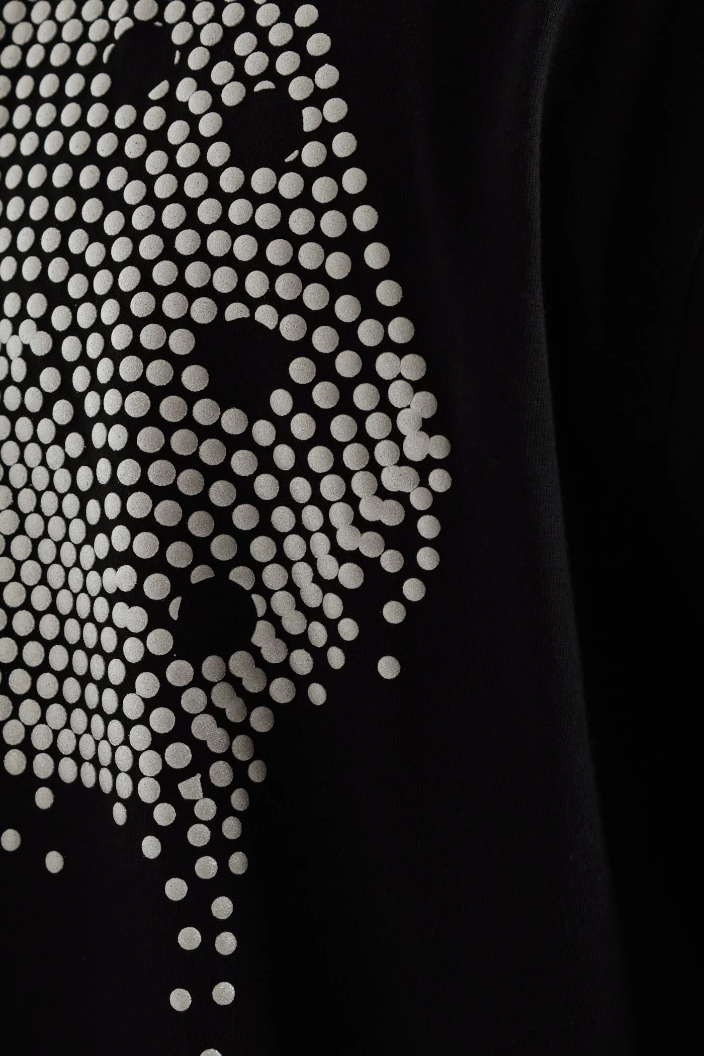 Dice Rhinestone Tee - Black - Image 2