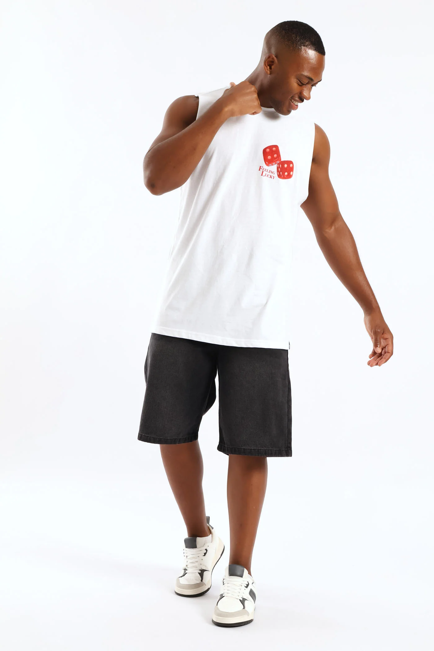 Dice Vest - White - Image 4