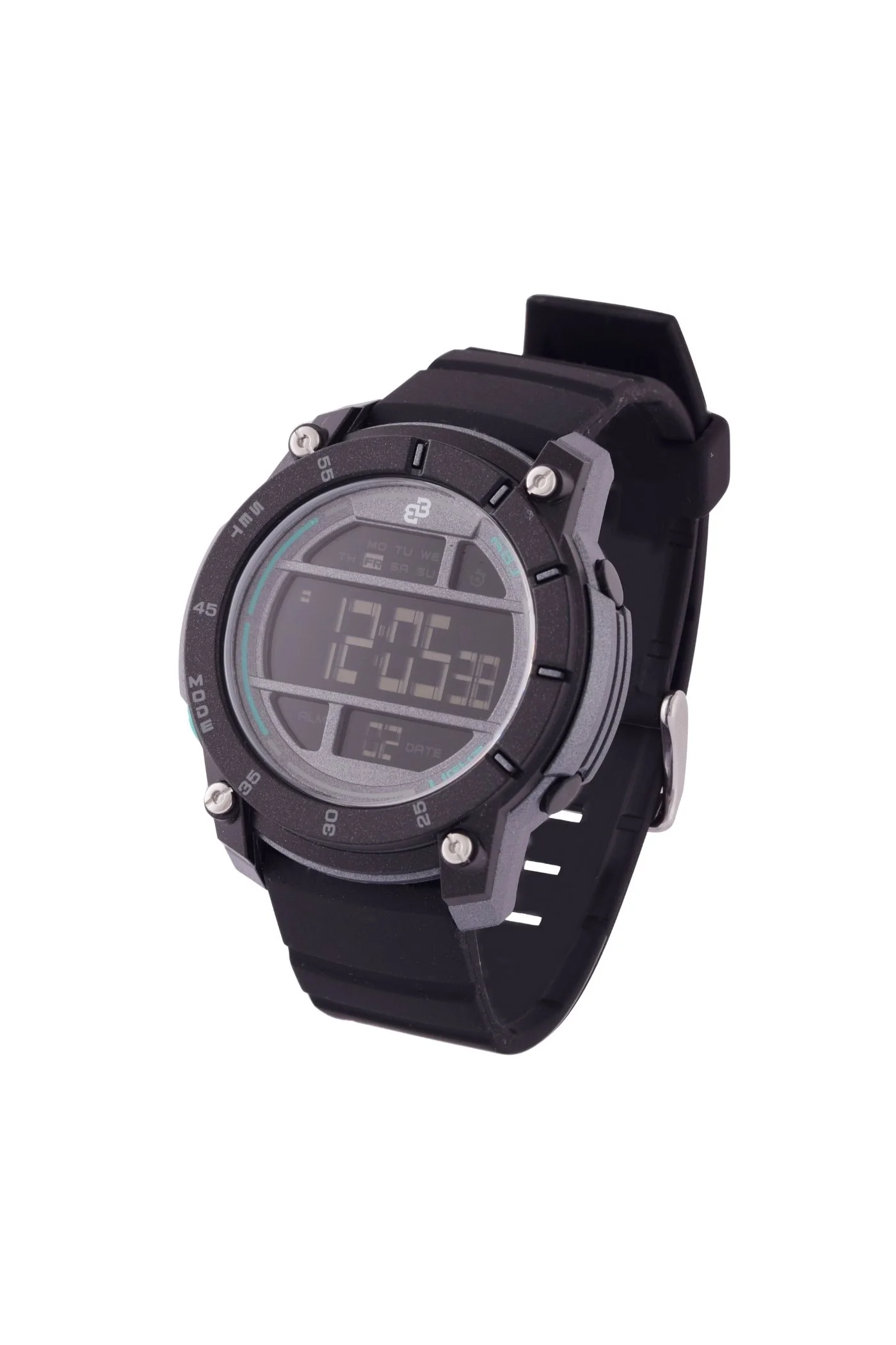 Digital 100M-Wrist Watch - Black - Image 2