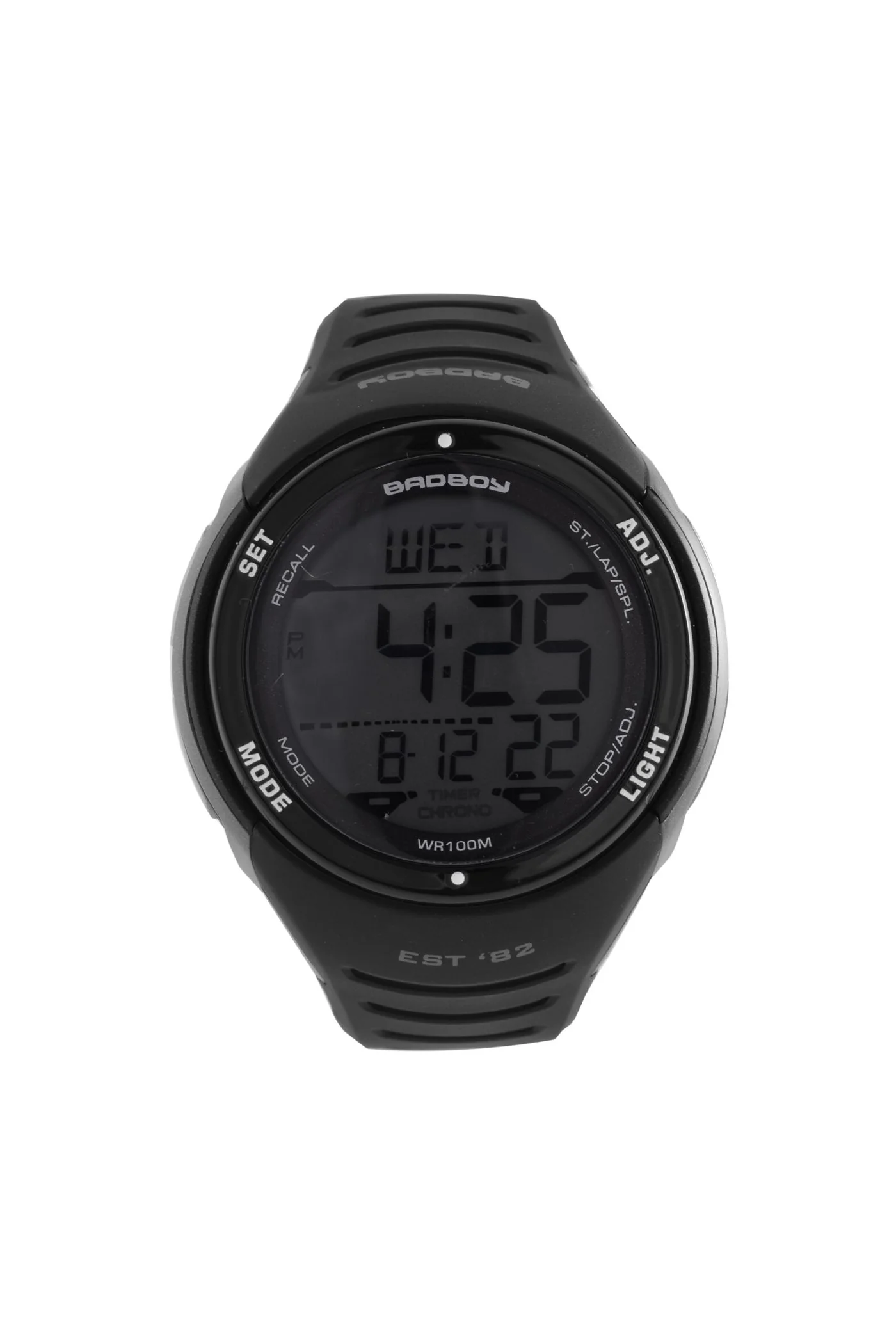 Digital 100M Wrist Watch - Black & Grey - Image 2