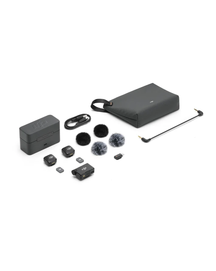 DJI Mic Mini - Wireless Microphone Bundle (2 Tx + 1 Rx + Charging Case) - Image 2