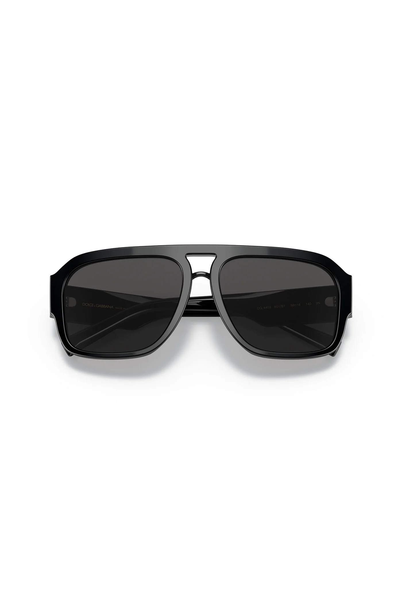 Square Frame Sunglasses - Black - Image 5