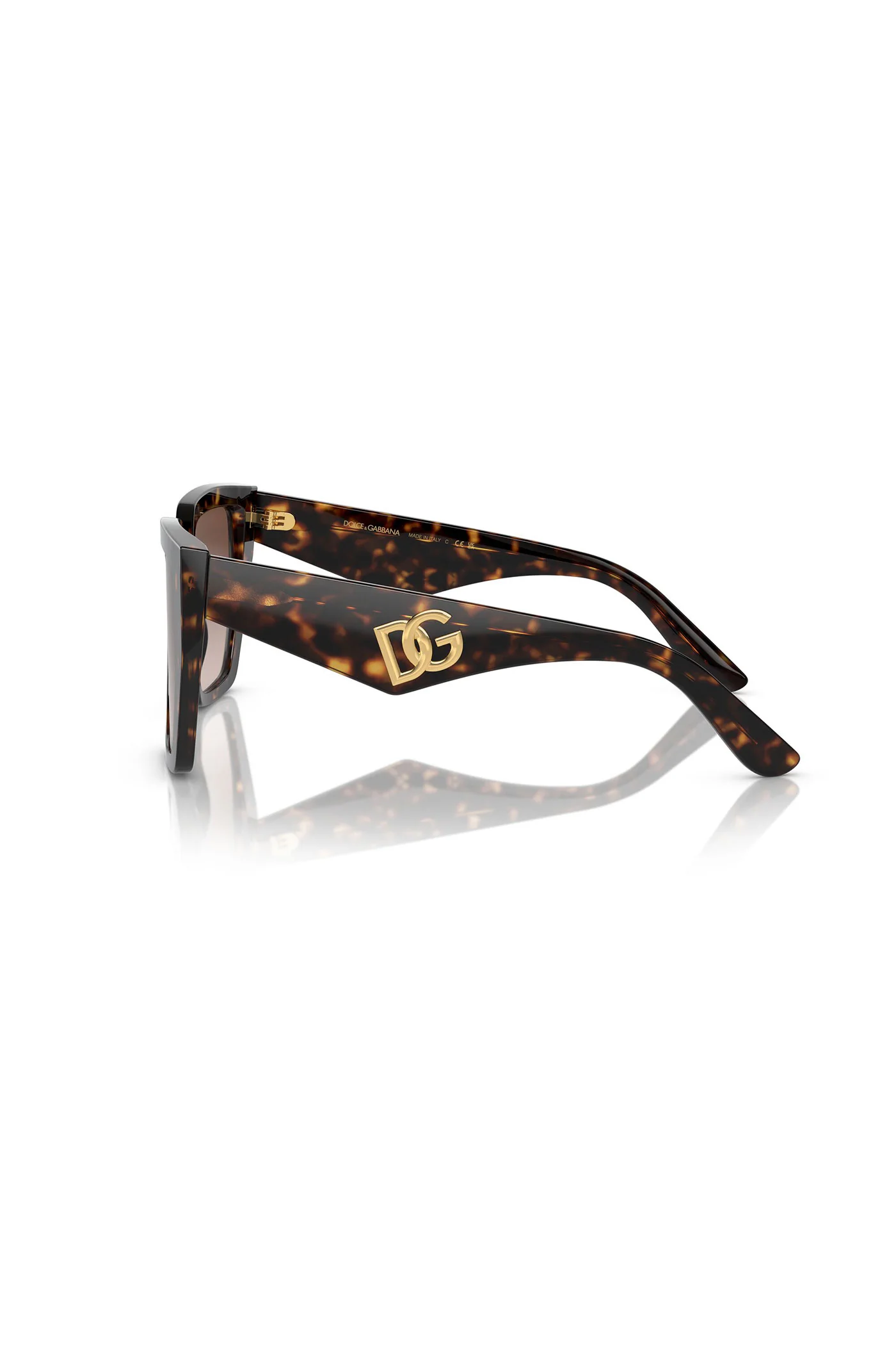 Square Frame Sunglasses  - Tortoise Shell - Image 2