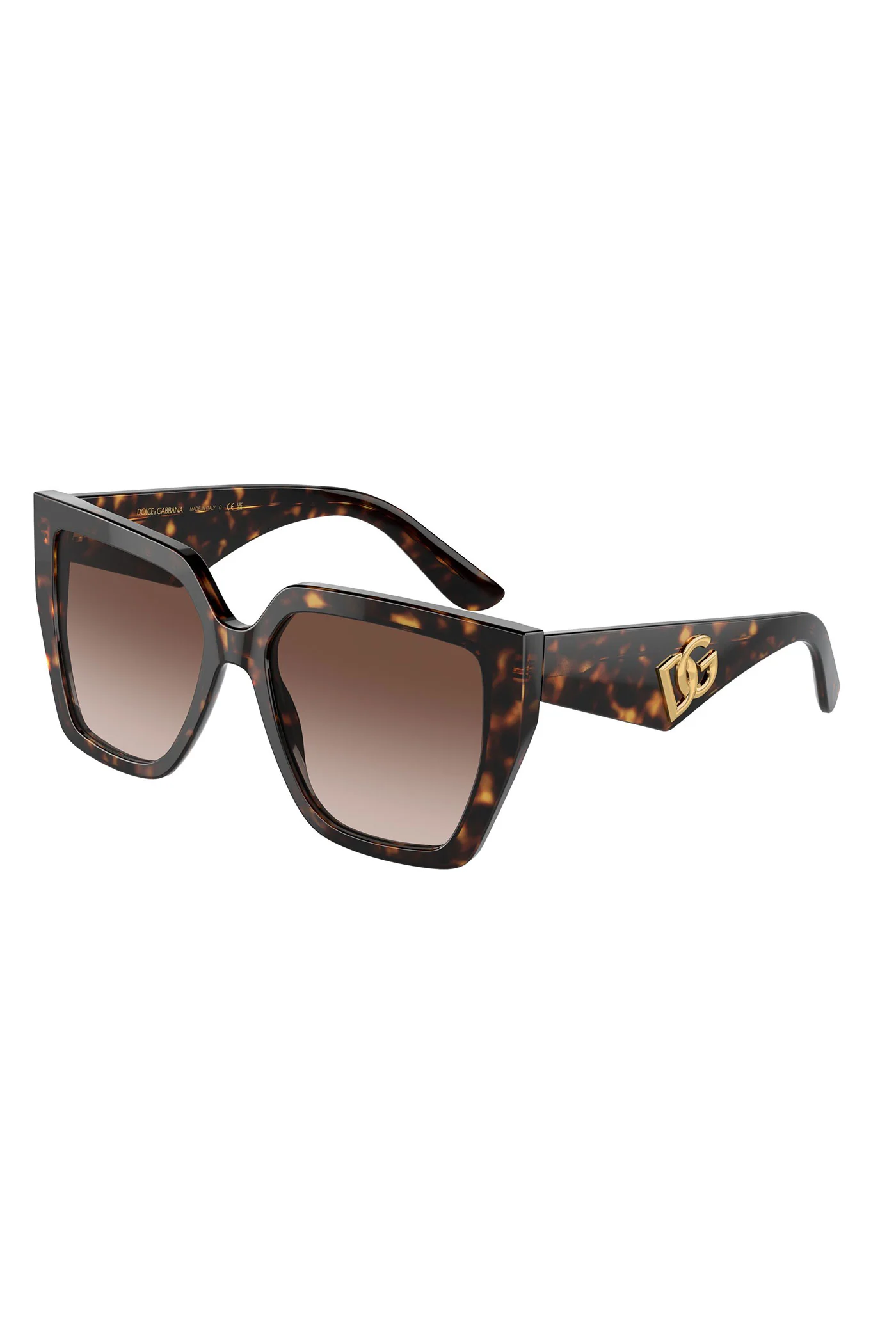 Square Frame Sunglasses  - Tortoise Shell - Image 3